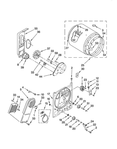 Bulkhead parts, optional parts (not included)