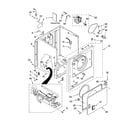 Kenmore 11077654600 cabinet parts diagram