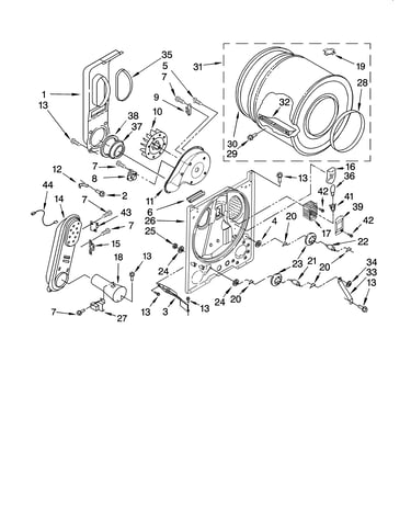 Bulkhead parts, optional parts (not included)