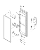 Refrigerator door parts