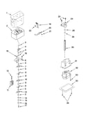 Motor and ice container parts