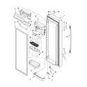 Kenmore Elite 10657442700 refrigerator door parts diagram
