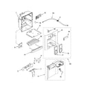 Kenmore Elite 10657442700 dispenser front parts diagram