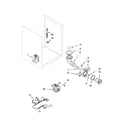 Kenmore Elite 11045091403 pump and motor parts, optional parts (not included) diagram