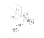 Kenmore Elite 11045872402 pump and motor parts, optional parts (not included) diagram