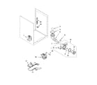 Kenmore Elite 11045862404 pump and motor parts, optional parts (not included) diagram
