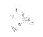 Kenmore Elite 11045976404 pump and motor parts, optional parts (not included) diagram