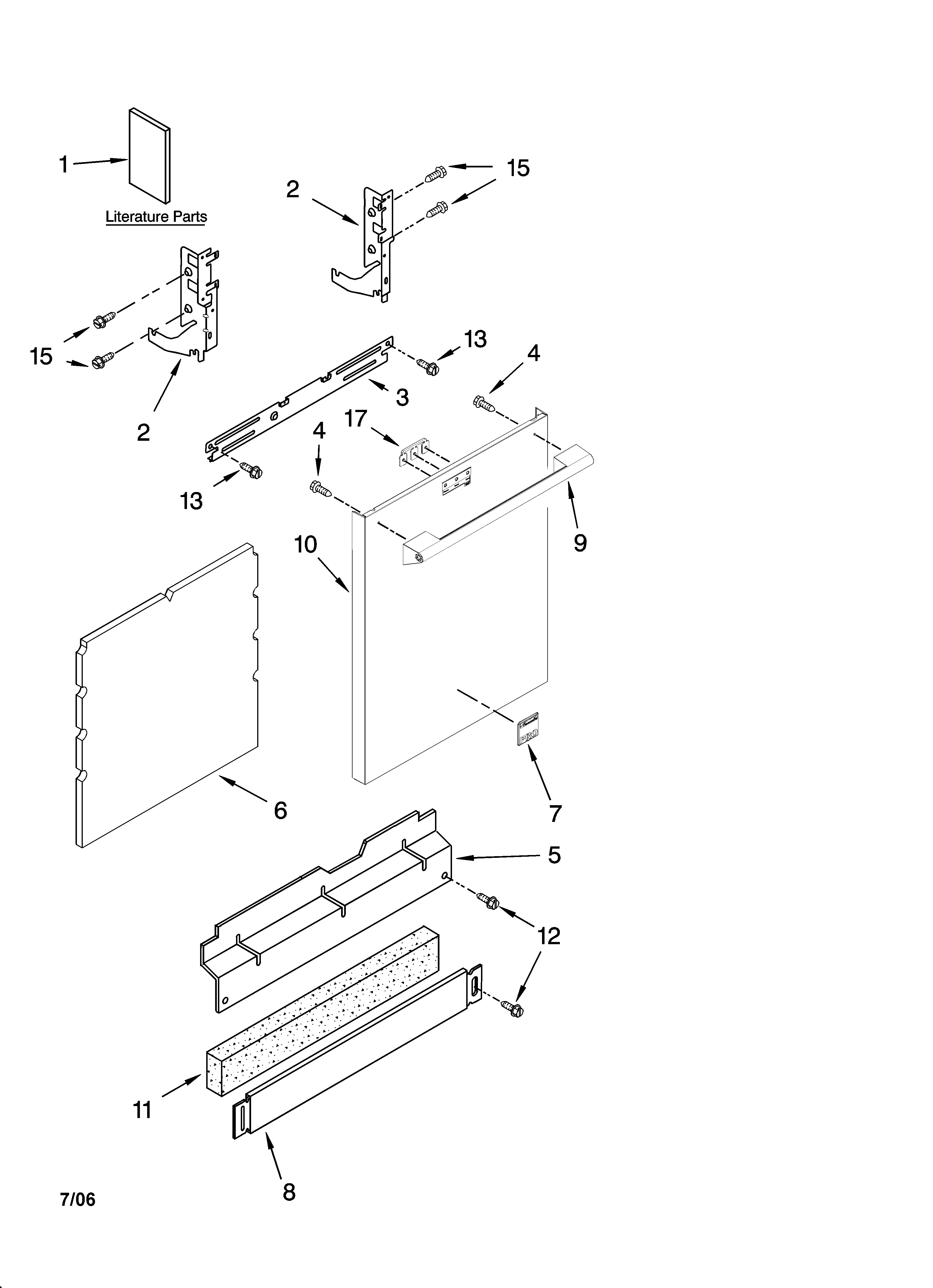 Door and panel parts