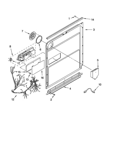 Door and latch parts