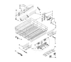 Kenmore Pro 66513873K600 upper rack and track parts diagram