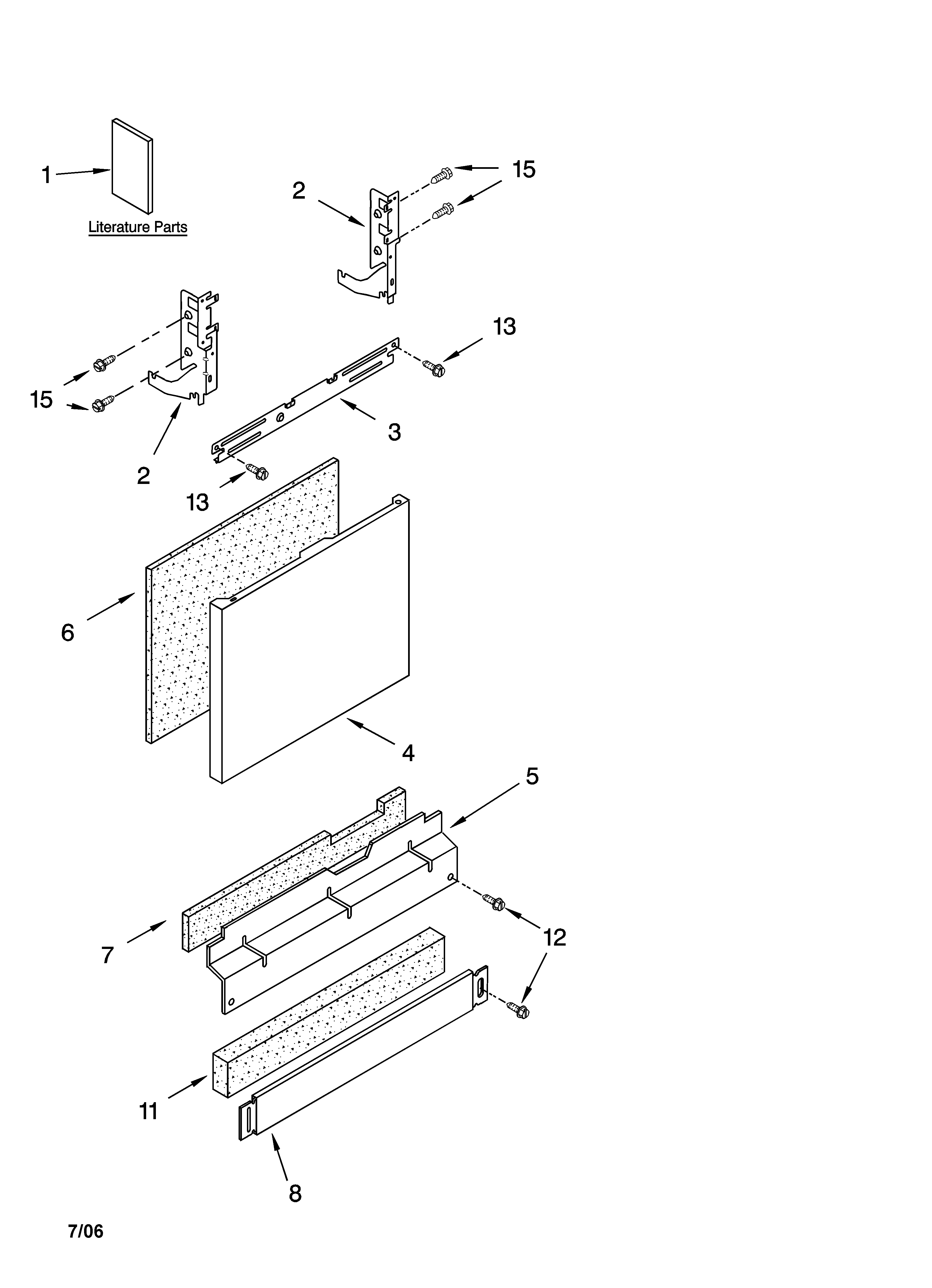 Door and panel parts