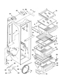 Refrigerator liner parts