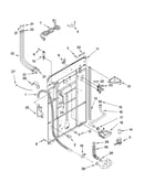 Rear panel parts