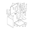 Kenmore 11084764301 washer cabinet parts diagram