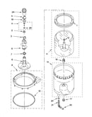 Agitator, basket and tub parts