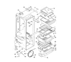 Kenmore 10656786601 refrigerator liner parts diagram