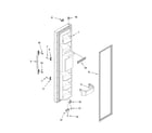 Kenmore 10656786601 freezer door parts diagram