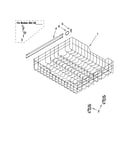 Upper rack and track parts