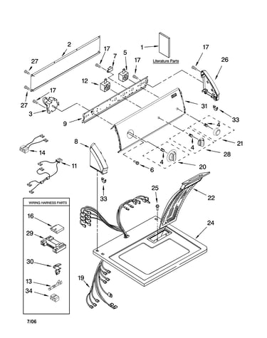 Top and console parts
