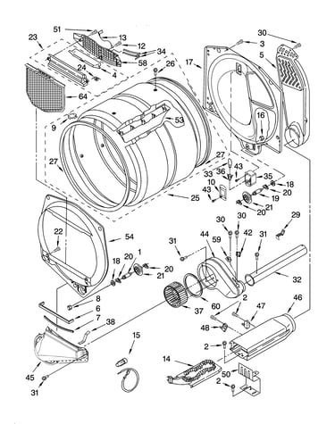 Bulkhead parts, optional parts (not included)
