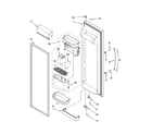 Kenmore Elite 10658166701 refrigerator door parts diagram