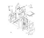 Kenmore 11047542601 top and cabinet parts diagram