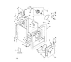 Kenmore 11067332600 cabinet parts diagram