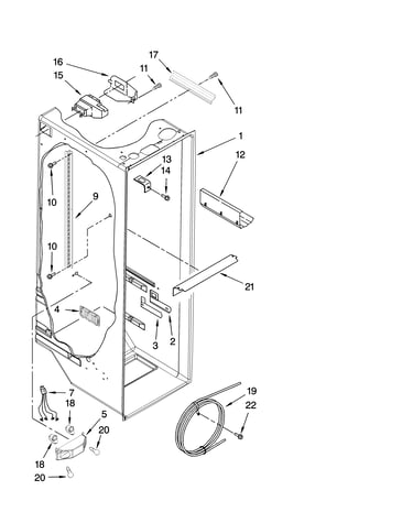 Refrigerator liner parts