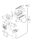 Icemaker parts, optional parts (not included)