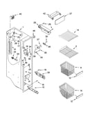 Freezer liner parts