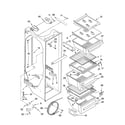 Kenmore 10656729602 refrigerator liner parts diagram