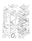 Refrigerator liner parts