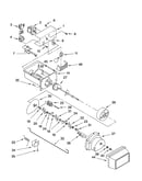 Motor and ice container parts