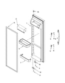 Refrigerator door parts