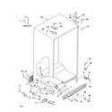 Kenmore 10656822601 cabinet parts diagram