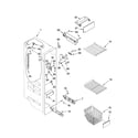 Kenmore 10656822601 freezer liner parts diagram