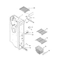 Kenmore 10656989601 freezer liner parts diagram