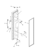 Freezer door parts