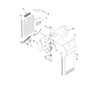 Kenmore 10657214602 air flow parts diagram