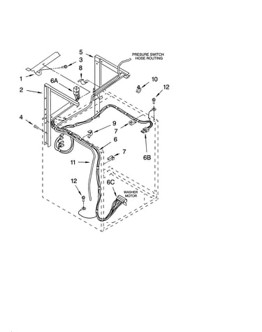Dryer support and washer parts