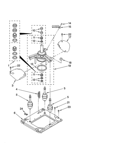 Machine base parts