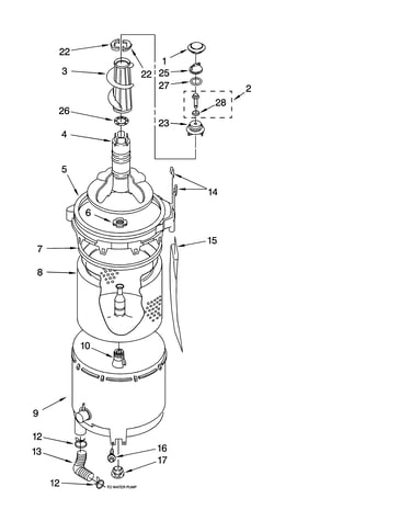 Tub and basket parts