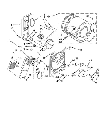 Bulkhead parts, optional parts (not included)