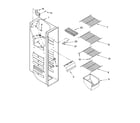 Kenmore 10649212700 freezer liner parts diagram