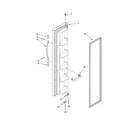 Kenmore 10649212700 freezer door parts diagram