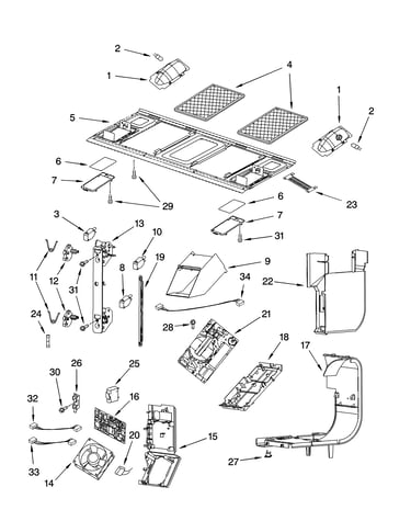 Interior and ventilation parts