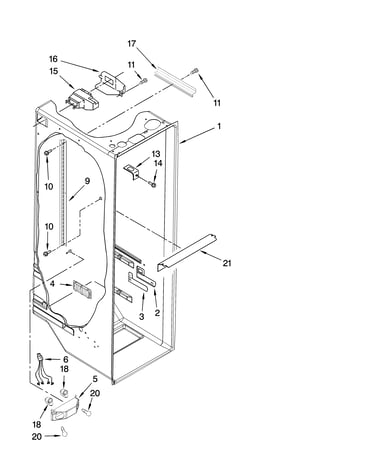 Refrigerator liner parts