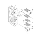 Kenmore 10657342700 freezer liner parts diagram