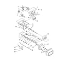Kenmore 10657342700 motor and ice container parts diagram