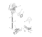 Kenmore 66513222K601 fill and overfill parts diagram